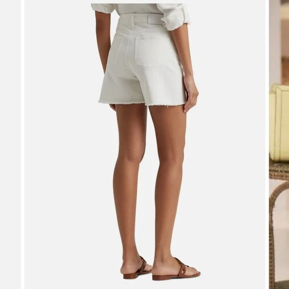 Lauren Ralph Lauren High-Rise Denim Shorts